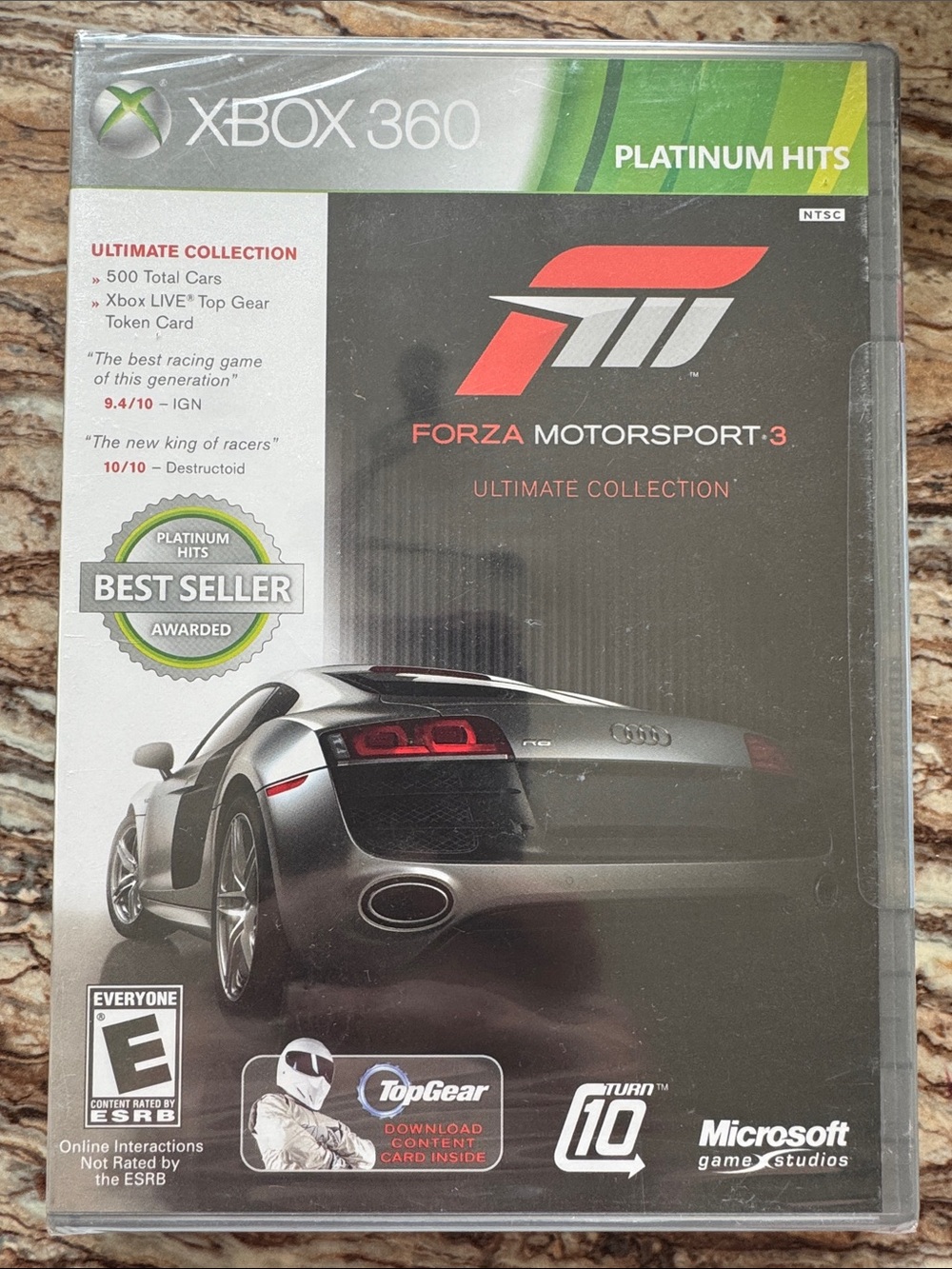 Microsoft Xbox 360 Forza Motorsport 3 – Red & Black Racing Cover
